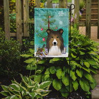 Christmas Tree and Sheltie Flag Garden Size BB1614GF