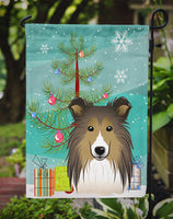 Christmas Tree and Sheltie Flag Garden Size BB1614GF