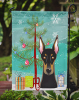 Christmas Tree and Doberman Flag Garden Size BB1617GF