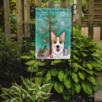 Christmas Tree and Sable Corgi Flag Garden Size BB1625GF