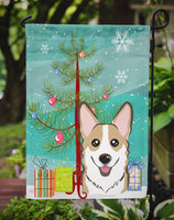 Christmas Tree and Sable Corgi Flag Garden Size BB1625GF