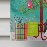 Christmas Tree and Jack Russell Terrier Flag Canvas House Size BB1633CHF