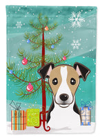 Christmas Tree and Jack Russell Terrier Flag Garden Size BB1633GF