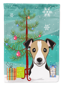 Christmas Tree and Jack Russell Terrier Flag Garden Size BB1633GF