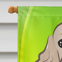 Cocker Spaniel St. Patrick's Day Flag Canvas House Size BB1960CHF
