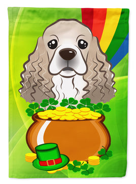 Cocker Spaniel St. Patrick's Day Flag Garden Size BB1960GF