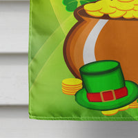 Alaskan Malamute St. Patrick's Day Flag Canvas House Size BB1962CHF