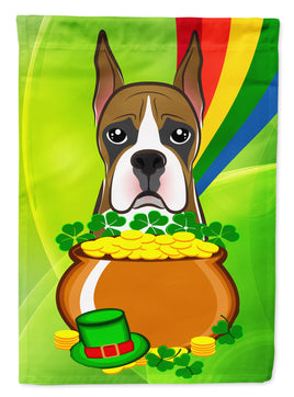 Boxer St. Patrick's Day Flag Garden Size BB1967GF