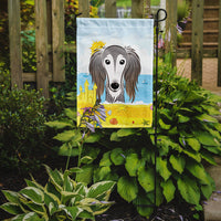 Saluki Summer Beach Flag Garden Size BB2097GF