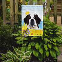 Saint Bernard Summer Beach Flag Garden Size BB2114GF