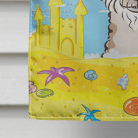 Wire Haired Fox Terrier Summer Beach Flag Canvas House Size BB2115CHF