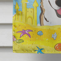 Sable Corgi Summer Beach Flag Canvas House Size BB2121CHF