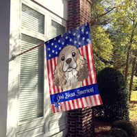 Cocker Spaniel Flag Canvas House Size BB2146CHF