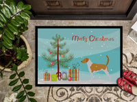 American Foxhound Merry Christmas Tree Indoor or Outdoor Mat 24x36 BB2916JMAT