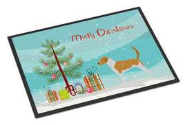 American Foxhound Merry Christmas Tree Indoor or Outdoor Mat 24x36 BB2916JMAT