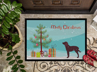 American Water Spaniel Merry Christmas Tree Indoor or Outdoor Mat 18x27 BB2919MAT