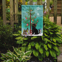 Bombay Cat Merry Christmas Tree Flag Garden Size BB4417GF