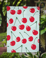 Cherries on Blue Flag Garden Size BB5148GF
