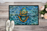 Deep Sea Diving Helmet Indoor or Outdoor Mat 24x36 BB5355JMAT