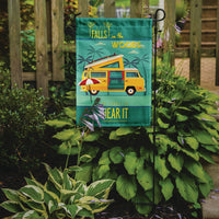 Be in the Woods Camper Van Flag Garden Size BB5481GF