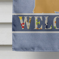 Cocker Spaniel Welcome Flag Canvas House Size BB5490CHF