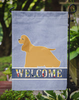 Cocker Spaniel Welcome Flag Garden Size BB5490GF