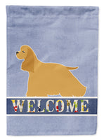 Cocker Spaniel Welcome Flag Garden Size BB5490GF