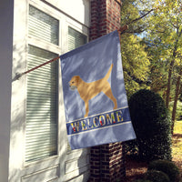 Border Terrier Welcome Flag Canvas House Size BB5493CHF