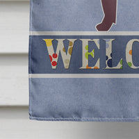 American Water Spaniel Welcome Flag Canvas House Size BB5505CHF