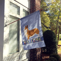 Corgi Welcome Flag Canvas House Size BB5524CHF