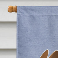 Corgi Welcome Flag Canvas House Size BB5524CHF