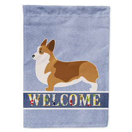 Corgi Welcome Flag Canvas House Size BB5524CHF