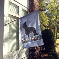 Briard Welcome Flag Canvas House Size BB5530CHF