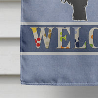 Briard Welcome Flag Canvas House Size BB5530CHF