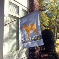 Brussels Griffon Welcome Flag Canvas House Size BB5544CHF