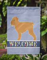 Brussels Griffon Welcome Flag Garden Size BB5544GF