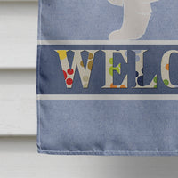 Cavalier King Charles Spaniel Welcome Flag Canvas House Size BB5553CHF