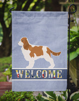 Cavalier King Charles Spaniel Welcome Flag Garden Size BB5553GF