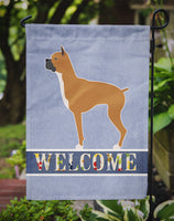 Boxer Welcome Flag Garden Size BB5557GF