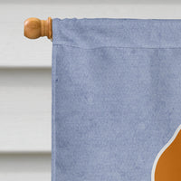 Beagle Tricolor Welcome Flag Canvas House Size BB5621CHF