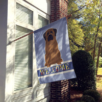 Bullmastiff Welcome Flag Canvas House Size BB5665CHF