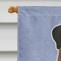 Bullmastiff Welcome Flag Canvas House Size BB5665CHF