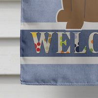 Bullmastiff Welcome Flag Canvas House Size BB5665CHF