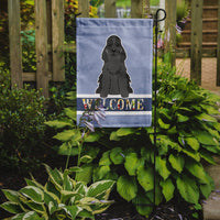 Cocker Spaniel Black Welcome Flag Garden Size BB5673GF