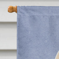 Cocker Spaniel Buff Welcome Flag Canvas House Size BB5675CHF