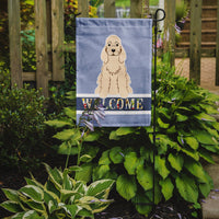 Cocker Spaniel Buff Welcome Flag Garden Size BB5675GF