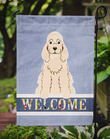 Cocker Spaniel Buff Welcome Flag Garden Size BB5675GF