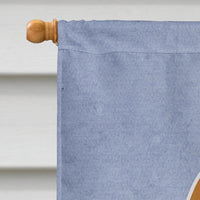Cocker Spaniel Red Welcome Flag Canvas House Size BB5676CHF