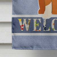 Corgi Welcome Flag Canvas House Size BB5681CHF