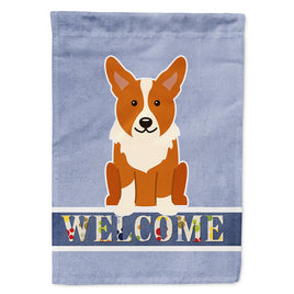 Corgi Welcome Flag Canvas House Size BB5681CHF